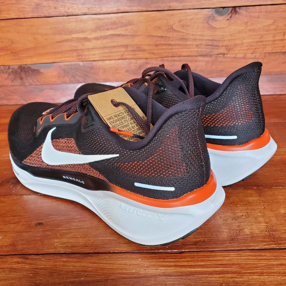 Nike Zoom Pegasus 41 Shoes Cincinnati‎ Bengals Black Men 14 FZ5072-001 New